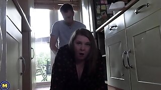 Mature Buxomy Stepmom Gets Assfucking From Youthful Stepson