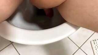 Horny Nubile Attempting To Urinate